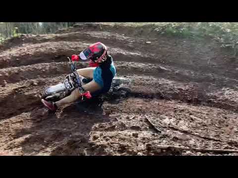 Riding the hand made BBR Motorsports Husky pit bike