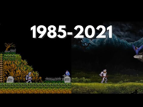 Evolution of Ghosts 'n Goblins games 1985-2021