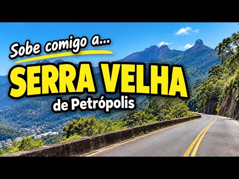 SUBINDO A SERRA VELHA DE PETRÓPOLIS! 🚗 História, Meio da Serra e Paisagens Incríveis
