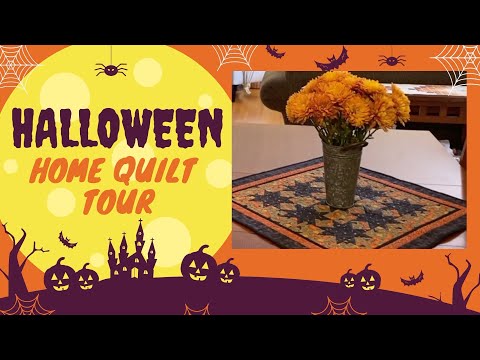 Lauretta's Halloween Home Quilt Tour - photos only