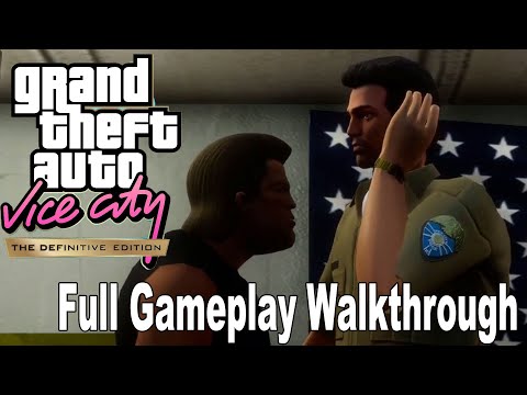Grand Theft Auto Vice City The Definitive Edition - Full Gameplay Walkthrough [HD 1080P]