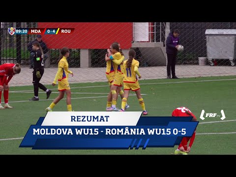 Meci amical: Moldova WU15 - România WU15 0-5 (Rezumat, 11.07.2025)