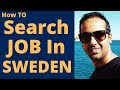 How To Search Job In Sweden