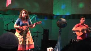 La Santa Cecilia (El Ultimo Trago) at The Levitt Pavilion in MacArthur Park in L.A (8/14/11).