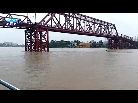 টানা বর্ষণ ও উজানের পাহাড়ি ঢলে পানির নিচে সিলেট অঞ্চল