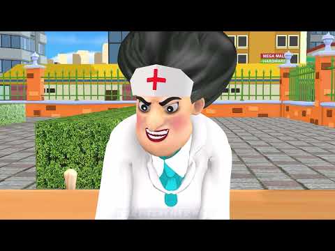 Giant Zombie and Chuky fake Police vs Nickhulk doll Squid Game Leave Home