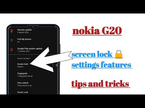 nokia G20 screen lock 🔒 settings Hidden features how to use