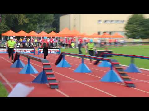 MČR PS Praha 2017 - 100 m př. - Markéta JEBAVÁ (SDH Slatiny) 1. pokus