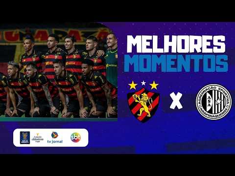 Gols e lances de Sport x ASA-AL