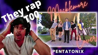 RAPPER REACTS To | Pentatonix - Can&#39;t Hold Us (Macklemore &amp; Ryan Lewis cover)