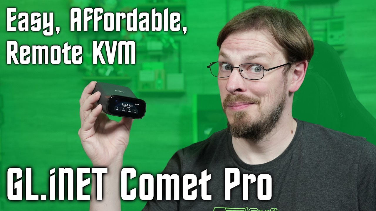 Remote Access to ANY DEVICE! - GL.iNET Comet Pro Remote KVM