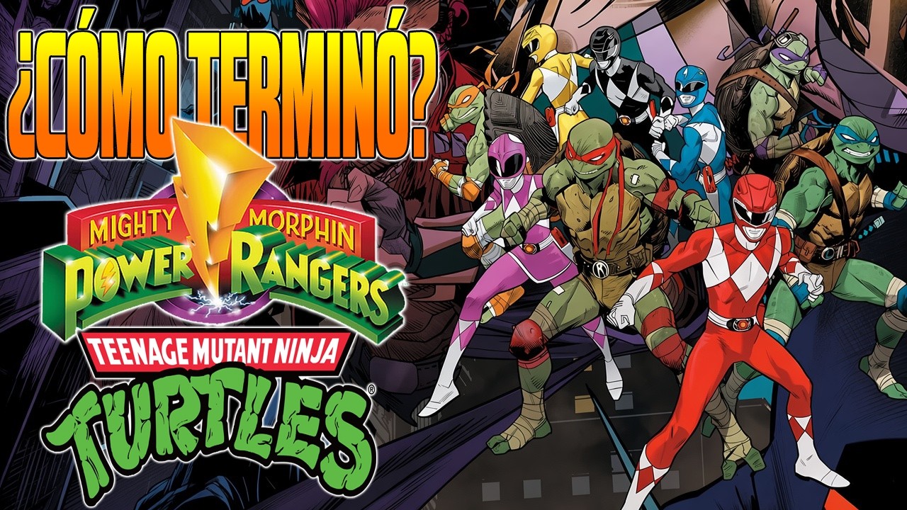 [COMIC] POWER RANGERS CON LAS TORTUGAS NINJA | SERIESNICO