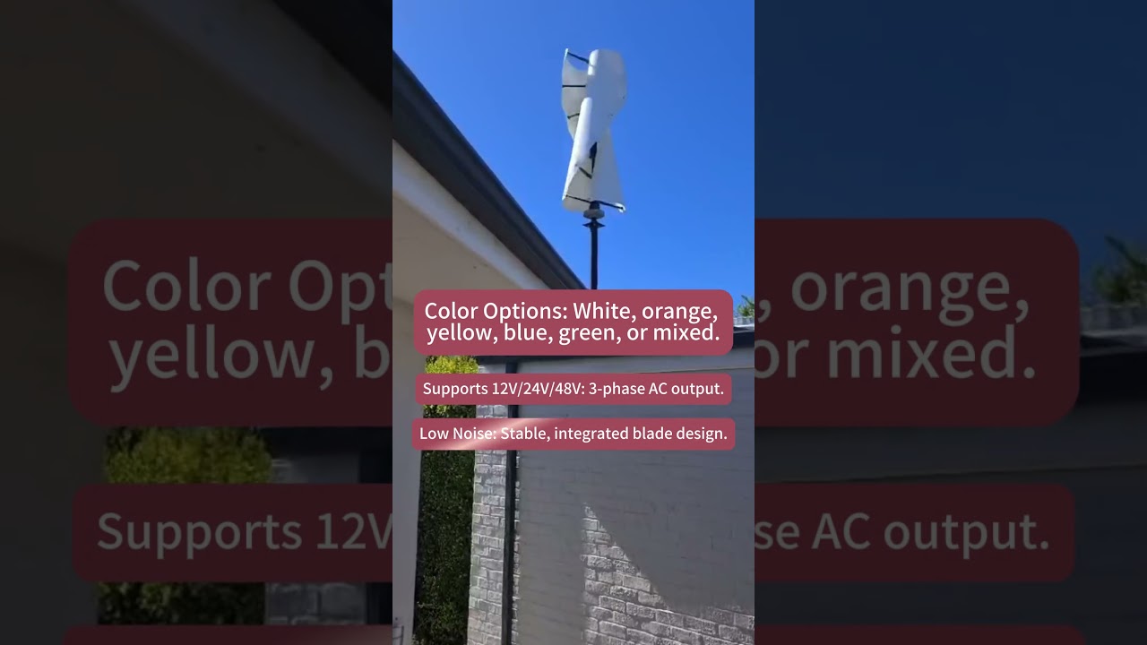 Looking for a reliable and efficient wind turbine for your off-grid power needs? 🌬️