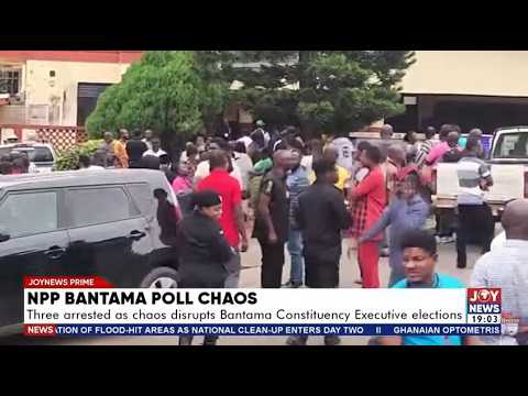 NPP Bantama elections suspended after violence erupts, three arrested| JoyNews Prime | 11-07-2026