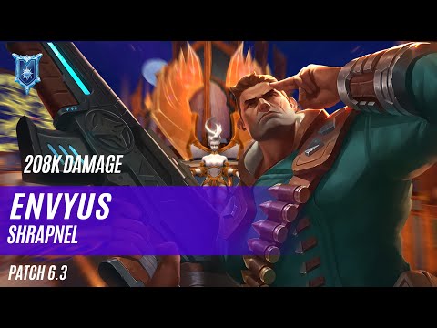 208K DAMAGE ENVYUS VIKTOR PALADINS COMPETITIVE (PATCH 6.3) SHRAPNEL