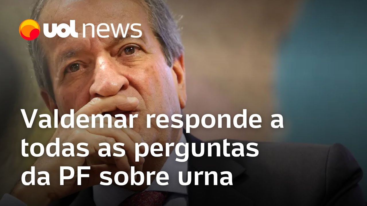 Inquérito do golpe: Valdemar responde a todas as perguntas da PF sobre urna