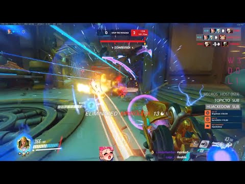 Overwatch Rank 1 Zarya A10 Popped Off & Cant Carry His Team