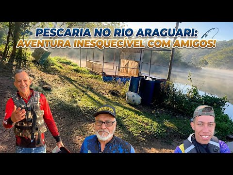 ATENÇAO CHEGAMOS NO RIO ARAGUARI MG PESCARIA AQUI NINGUÉM VOLTA SEM PEIXE!