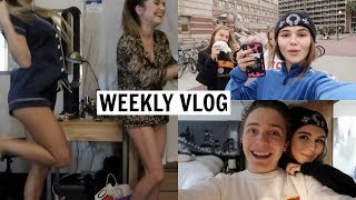 WEEKLY VLOG l spend time w me at college! (friends, parties, class, etc.)