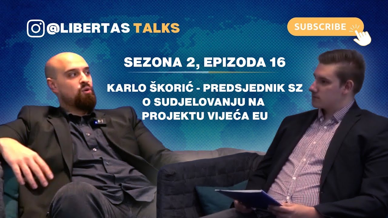 S2E16: Karlo Škorić - predsjednik Studentskog zbora Libertas o sudjelovanju na projektu Vijeća EU