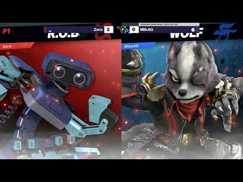 Tap Jump 14 SSBU Winners Semis - Zero (ROB) vs MikeAG (Wolf)
