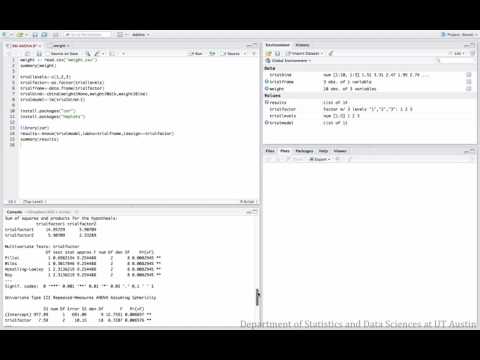 Repeated Measures ANOVA