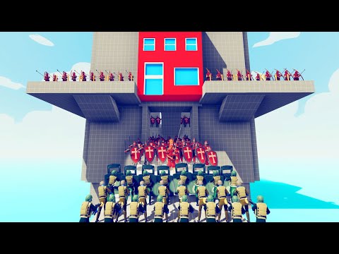 Army vs 100 Units - Totally Accurate Battle Simulator TABS