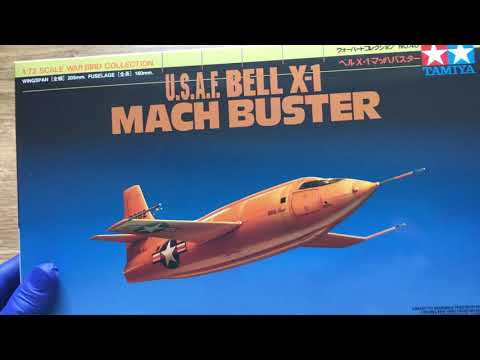 Tamiya 60740 Aircraft Model 1/72 Airplane USAF Bell X-1 MACH BUSTER Scale Hobby 