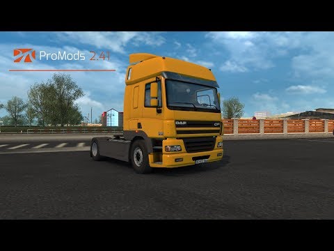 Euro Truck Simulator 2 v1.35  Promods 2.41 DAF CF By 042 Driver