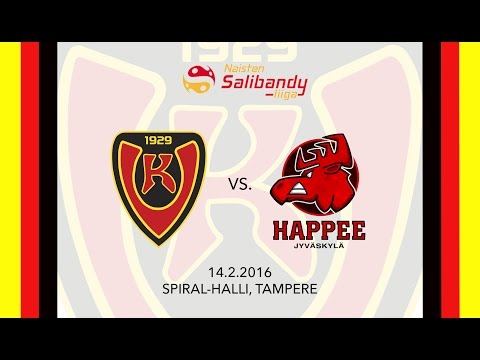 Naisten Liiga: Koovee-Happee, 14.2.2016, Maalikooste