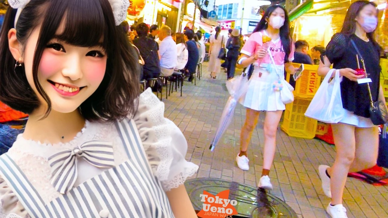 Tokyo Ueno 🐶 Izakaya Town 💖 4K Nonstop 1 Hour
