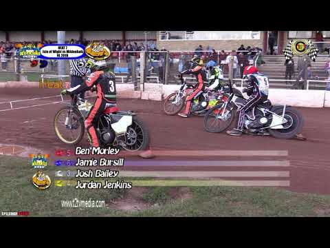 Hottest Heat 7 : Isle of Wight 'Warriors' vs Mildenhall 'Fen Tigers' : National League : 16/08/2018