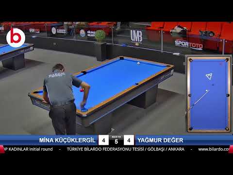 MİNA KÜÇÜKLERGİL & YAĞMUR DEĞER Bilardo Maçı - 