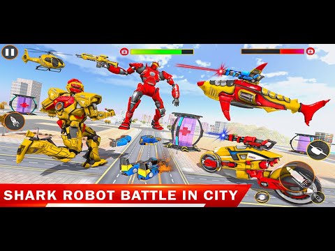Shark Robot Car Game Bike Game