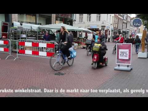 LC video: Fietschaos in Leeuwarden
