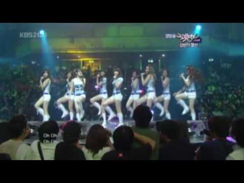 100625 써 니 & 효 연 oh! dance mistake