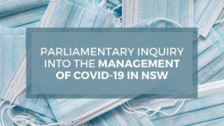 NSW Government’s management of the COVID-19 pandemic 10 August 2021 (*
