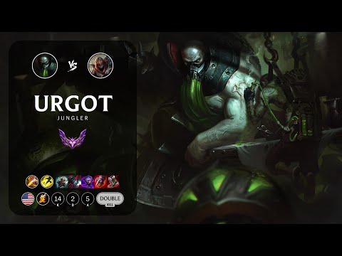 Urgot Jungle vs Zed - NA Master Patch 13.15
