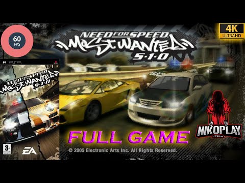 Need for Speed: Most Wanted 5-1-0 - Full Game , Longplay, 4K HD - No Commentary 📼
