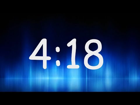 4:18 Minutes Timer / Countdown from 4min 18sec