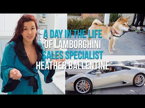 A Day in the life of Lamborghini Sales Specialist Heather Ballentine