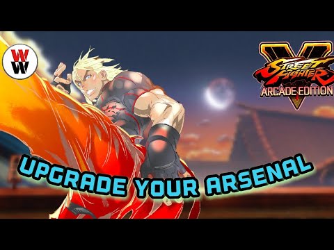 SFVAE Ken LK tatsu double hit after CC step kick combo by JonesArcade