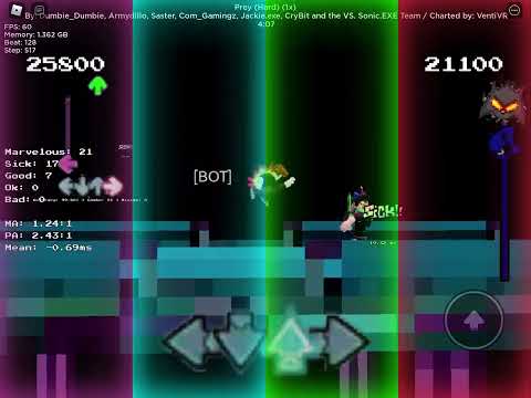 Friday Night Bloxxin (BIG UPDATE) Vs. Sonic Exe 2.5/3.0 Cancelled Build - Prey (Full HD)