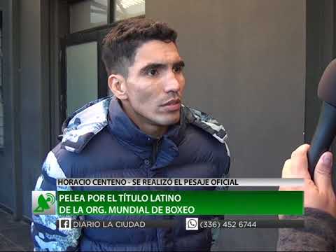 HORACIO CENTENO PELEA POR EL TÍTULO DE LA ORG  MUNDIAL DE BOXEO