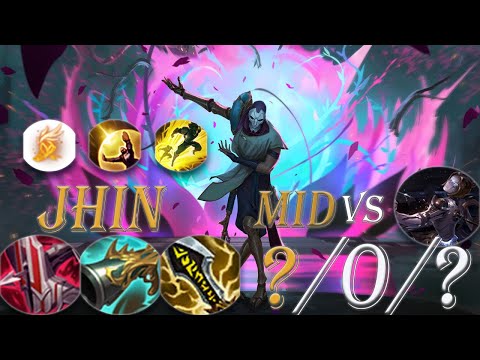 Jhin Mid Vs Orianna. My Team Told Me To Take A Real Mid, I Got Jhin And I Ended The Game With 18KDA