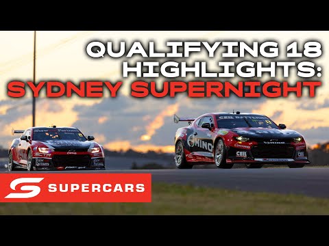 SUPERCARS 2023 Beaurepaires Sydney SuperNightレース18予選ハイライト動画