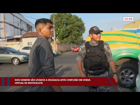 Dois homens são levados a Delegacia após confusão em venda virtual de motocicleta 14 10 2022