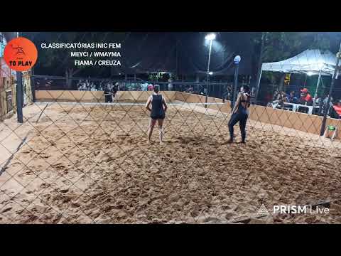 TORNEIO TÔ PLAY 3ª EDIÇÃO - FEM INICIANTE CLASSIFICATÓRIAS: (MEYCI / WMAYMA X FIAMA / CREUZA)