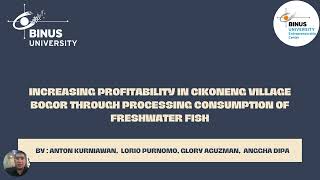 ICCD 2023_Pak Lorio Purnomo (Binus)_Increasing Profitability in Cikoneng Village