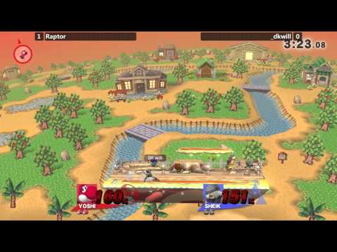SSB4 @ Paradise Lost - Raptor (Yoshi) vs DKwill (Sheik) [720p/60fps]